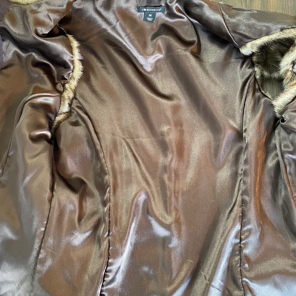 Faux Fur Vest Brown Medium - Picture 6 of 8